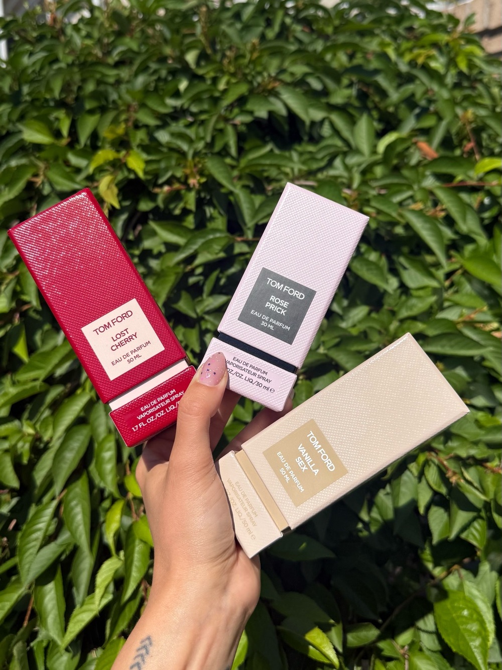 Tom Ford Empty Perfume Box Lot – Lost Cherry, Rose Prick & Vanilla Sex NWOT